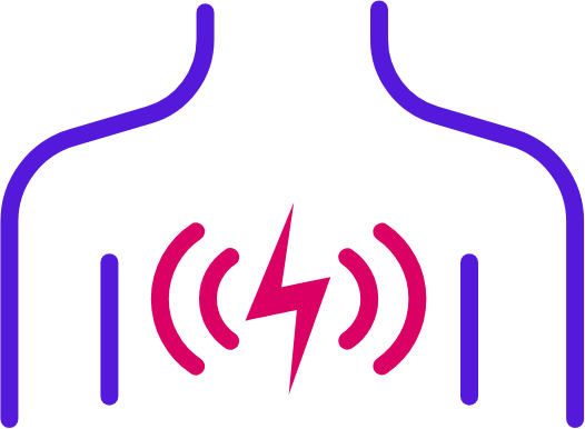 Chest pain icon